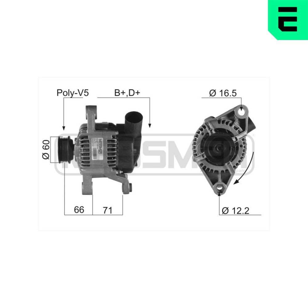 ERA 210177: Alternator 75A