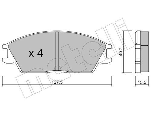 METELLI 22-0081-0: Bremžu kluči
