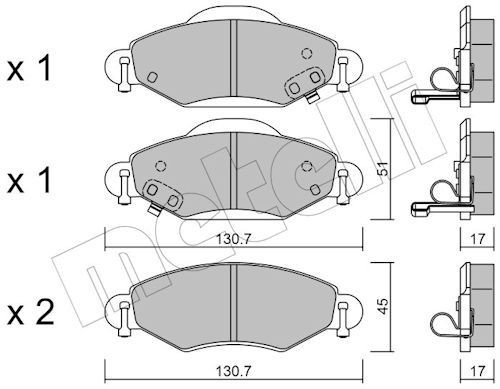 METELLI 22-0421-0: Bremžu kluči