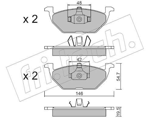 fri.tech. 220.1 Bremsbeläge