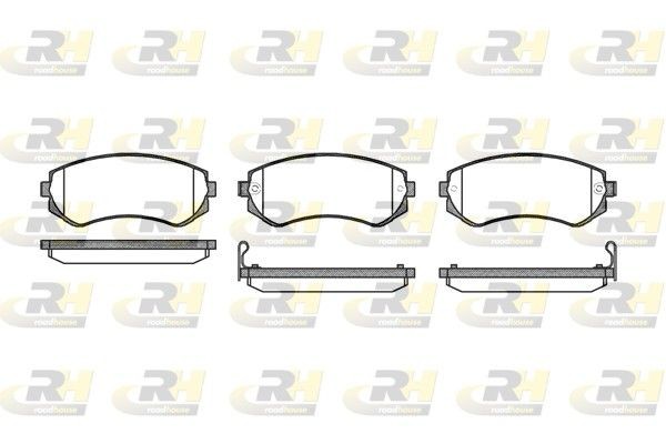 ROADHOUSE 2317.12: Bremseklodser bagaksel, med tilbehør, med klæbefolie