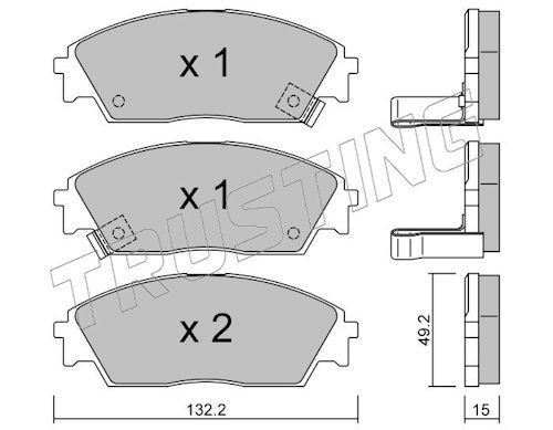 TRUSTING 245.1: Bremseklodser