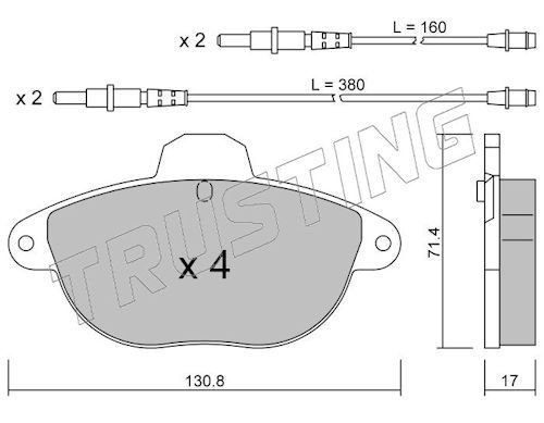 TRUSTING 299.0: Bremžu kluči
