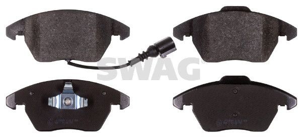 SWAG 30 91 6502: Klocki hamulcowe Oś przednia, z zamkiem
