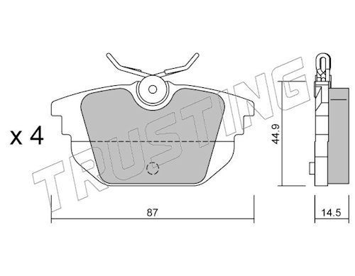 TRUSTING 308.0: Remblokken
