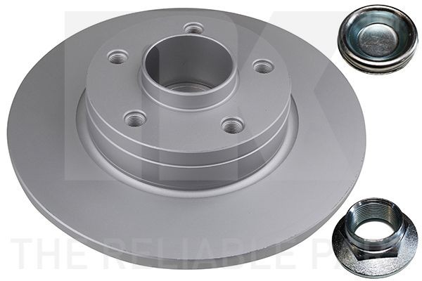 NK 313658: Bremžu diski Ø: 280mm, pilnīgi, Ø: 280mm, pārklāts, ar riteņa rumbas gultni, ar ABS devēja gredzenu