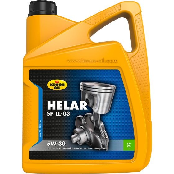 KROON OIL 33088: Motorový olej 5l, 5W-30 HELAR, SP LL-03