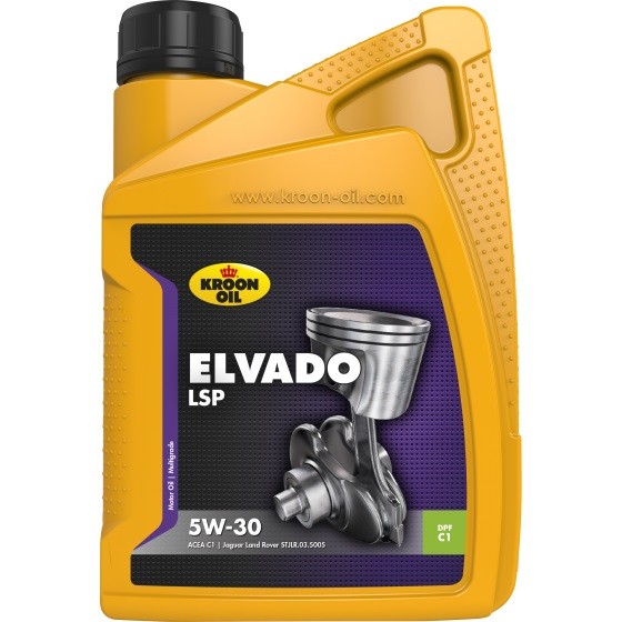 KROON OIL 33482: Motorový olej Elvado LSP 5W-30 1l, 5W-30 Elvado, LSP