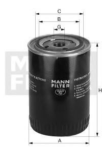 MANN-FILTER W 1135: Filtre à huile avec un clapet de non retour