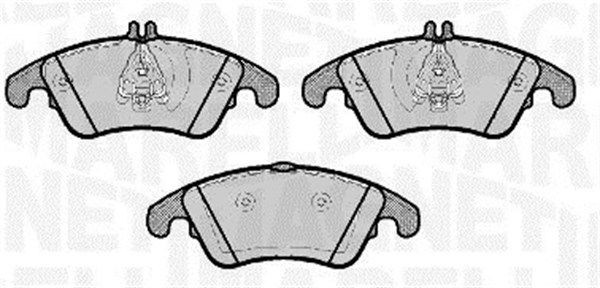MAGNETI MARELLI 363916060654: Bromsbelägg