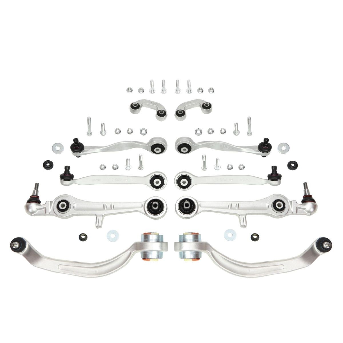 MASTER-SPORT 36814-SET-MS: Tukivarsisarja, pyörien tuenta Etuakseli, ilman ruuveja, jousituella