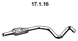 EBERSPÄCHER 17.1.16: Silencieux avant avant