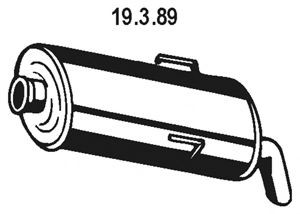 EBERSPÄCHER 19.3.89: Lõppsummuti 580mm