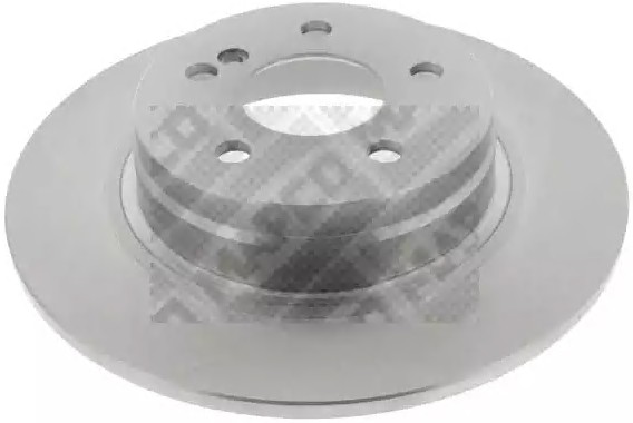 MAPCO 45744: Bromsskiva Bakaxel, Ø: 300mm, full, Ø: 300mm