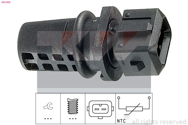 KW 494 008: Senzor, temperatura aer admisie Made in Italy - OE Equivalent