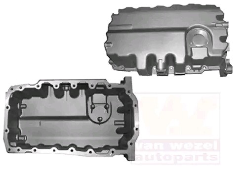 VAN WEZEL 4941070: Carter d'huile sans joint d'étanchéite, sans espace pour le capteur du niveau d'huile