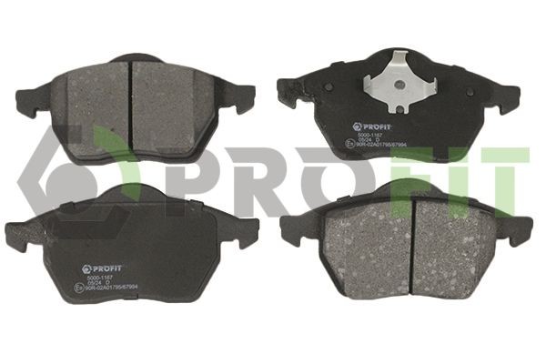 PROFIT 5000-1167: Bromsbelägg framaxel