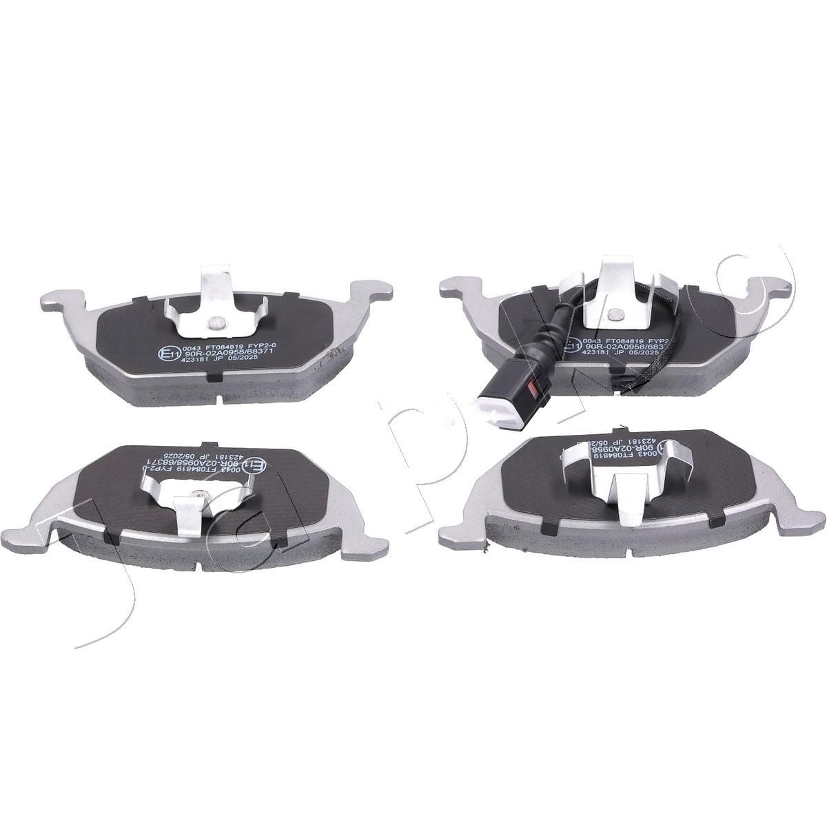 JAPKO 500043: Klocki hamulcowe Oś przednia