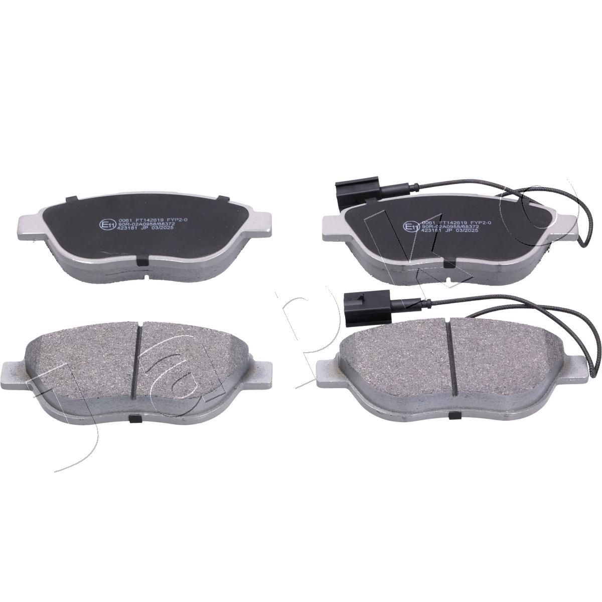 JAPKO 500061: Bremseklodser foraksel