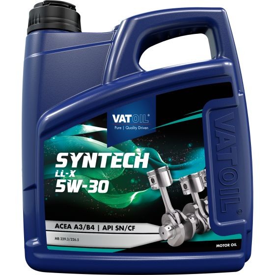 VATOIL 50425: Motorový olej SynTech LL-X 5W-30 4l, 5W-30 SynTech, LL-X