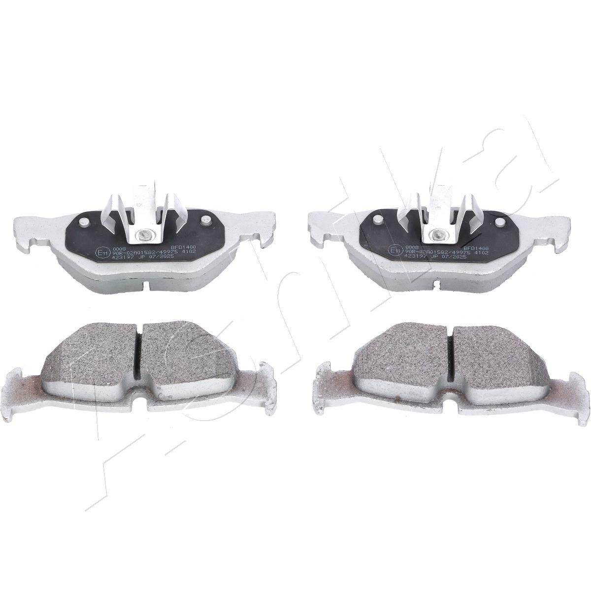 ASHIKA 51-00-00008: Klocki hamulcowe Oś tylna