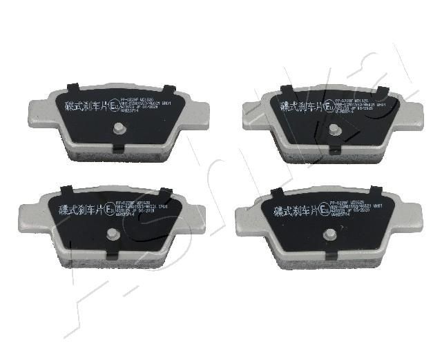 ASHIKA 51-00-022: Bromsbelägg Bakaxel