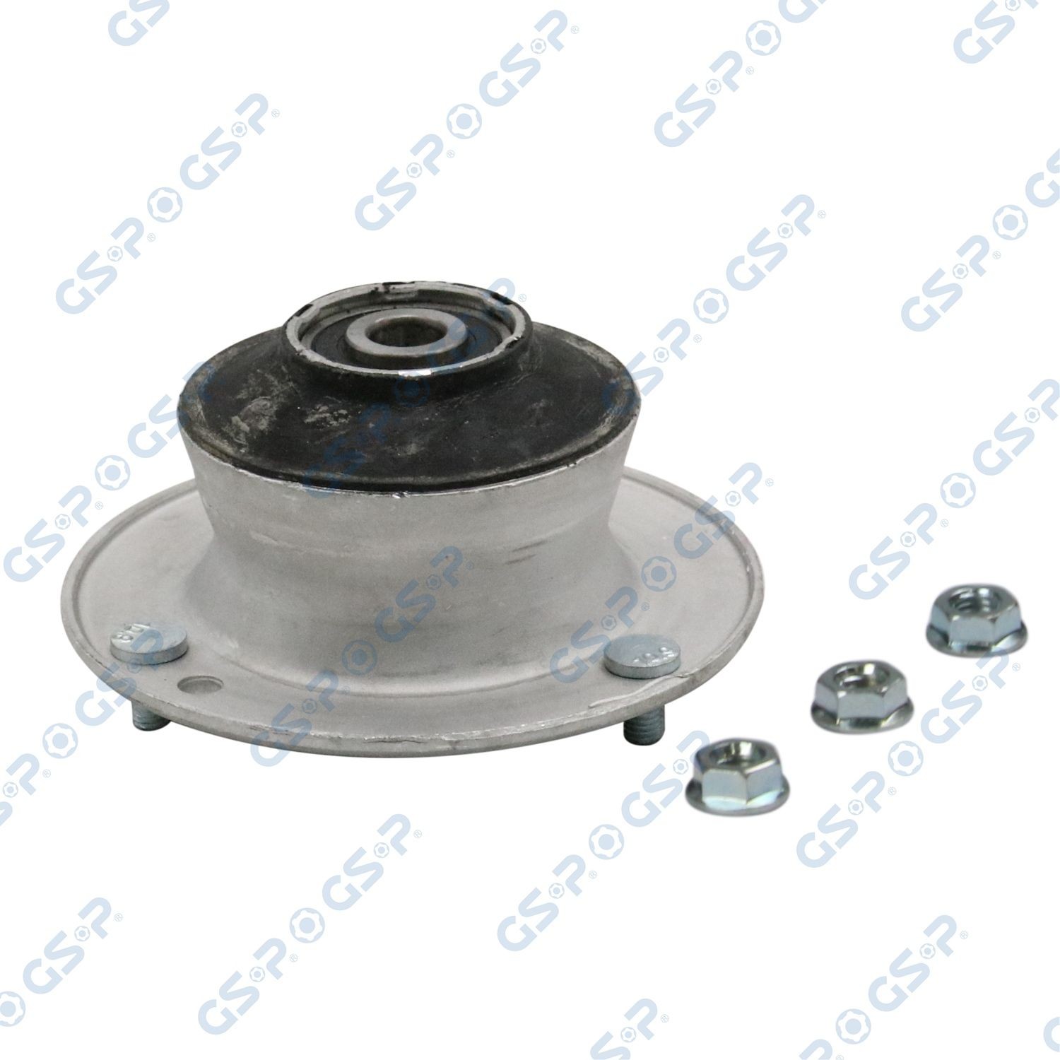 GSP 510636S: Fjærbeinslager framaksel høyre, med mutter