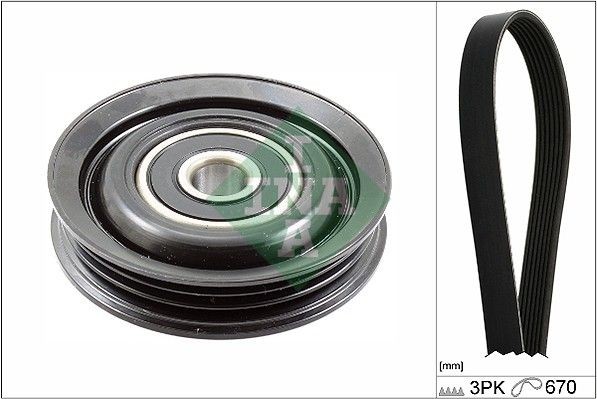 INA 529 0227 10: Keilrippenriemensatz