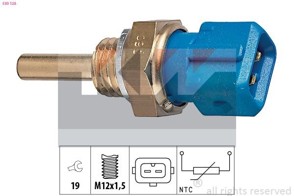 KW 530 128: Senzor, temperatura ulei Made in Italy - OE Equivalent