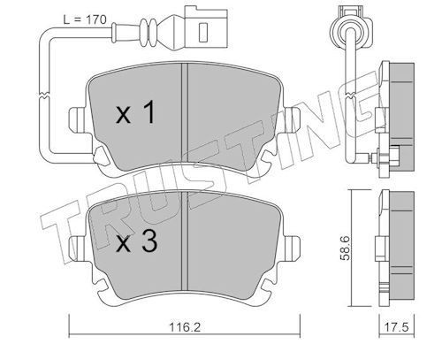 TRUSTING 570.0: Remblokken