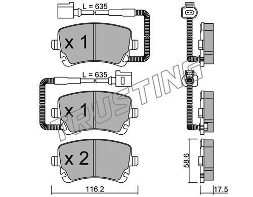 TRUSTING 570.1: Remblokken