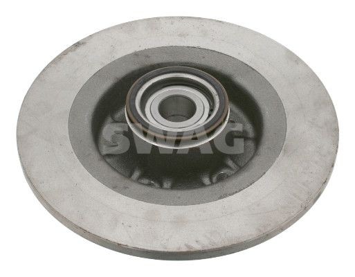 SWAG 60 92 1299: Tarcza hamulcowa Oś tylna, Ø: 274[mm], pełny, Ø: 274[mm], naoliwione, z pierścieniem nadajnika impulsów ABS, z łożyskiem koła