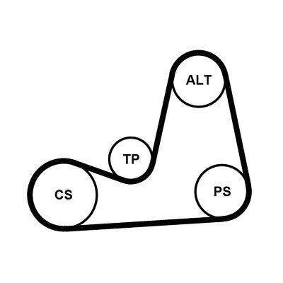 CONTITECH 5PK1110K2: Set curea transmisie cu caneluri