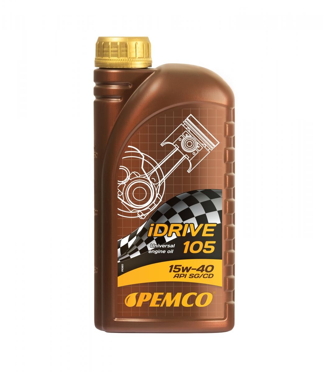 PEMCO PM0105-1: Motoreļļa 1l, 15W-40 iDRIVE 100, iDRIVE 105