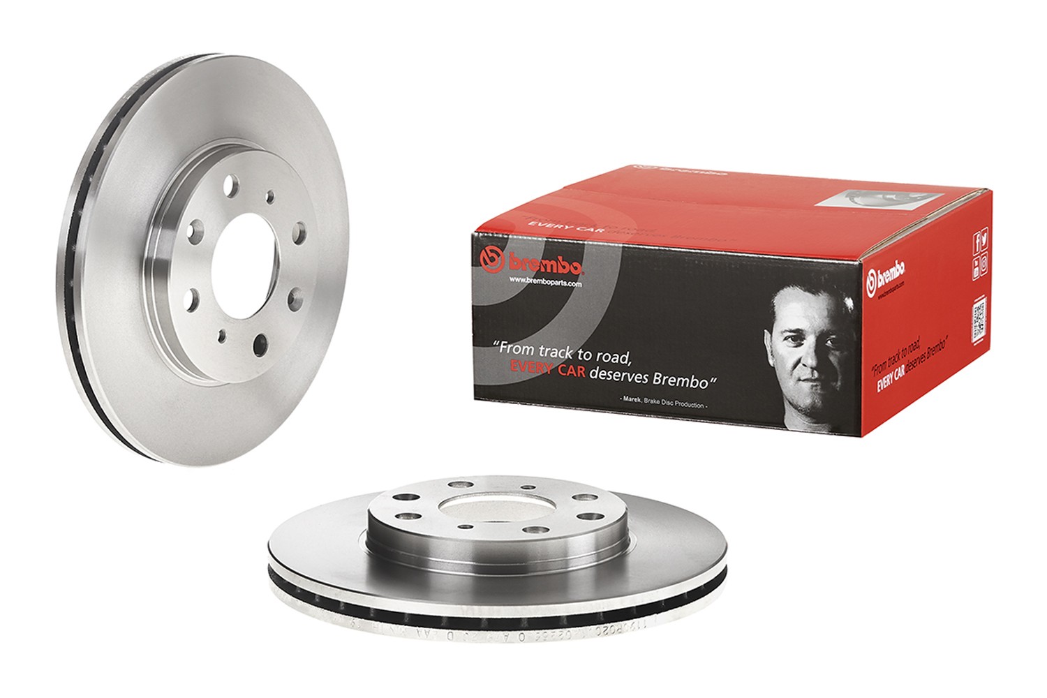 BREMBO 09.9554.10: Δισκόπλακα PRIME LINE Ø: 240mm, εσωτερικά αεριζόμενο, Ø: 240mm, Με βίδες Prime