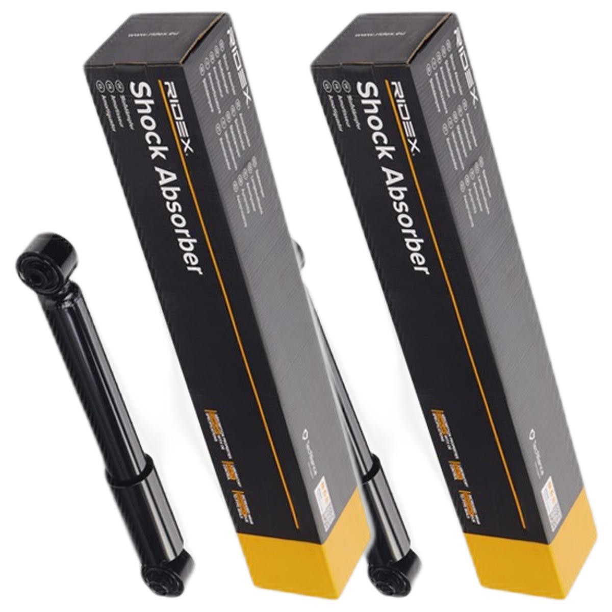 RIDEX 854S19333: Αμορτισέρ Πίσω άξονας, Πίεση γκαζιού, Αμορτισέρ χωρίς ελατήριο