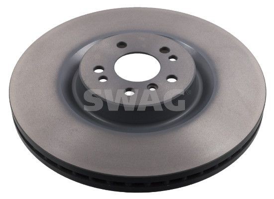 SWAG 10 94 3997: Stabdžių diskas priekinė ašis, Ø: 375mm, vidinis ventiliavimas, Ø: 375mm, padengta