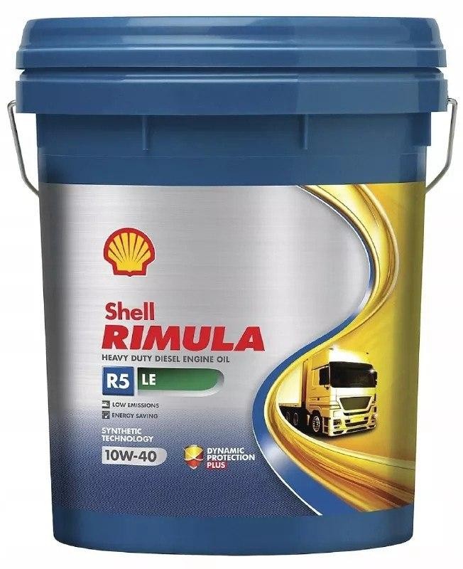 SHELL 550047312: Olio motore Rimula R5 LE 10W-40 20l, 10W-40 Rimula, R5 LE