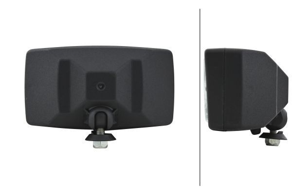 HELLA 8DD 355 100-701: Disco de freno Ø: 256mm, macizo, Ø: 256mm, sin buje de rueda, sin perno de sujeción de rueda