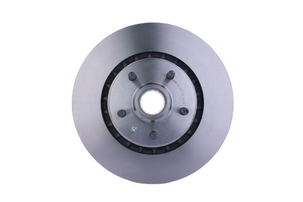 HELLA 8DD 355 100-871: Disco de freno Ø: 287mm, ventilación externa, Ø: 287mm, con buje de rueda, con perno de sujeción de rueda