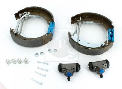 NPS N355N01: Kit frenos, disco de tambor Eje trasero