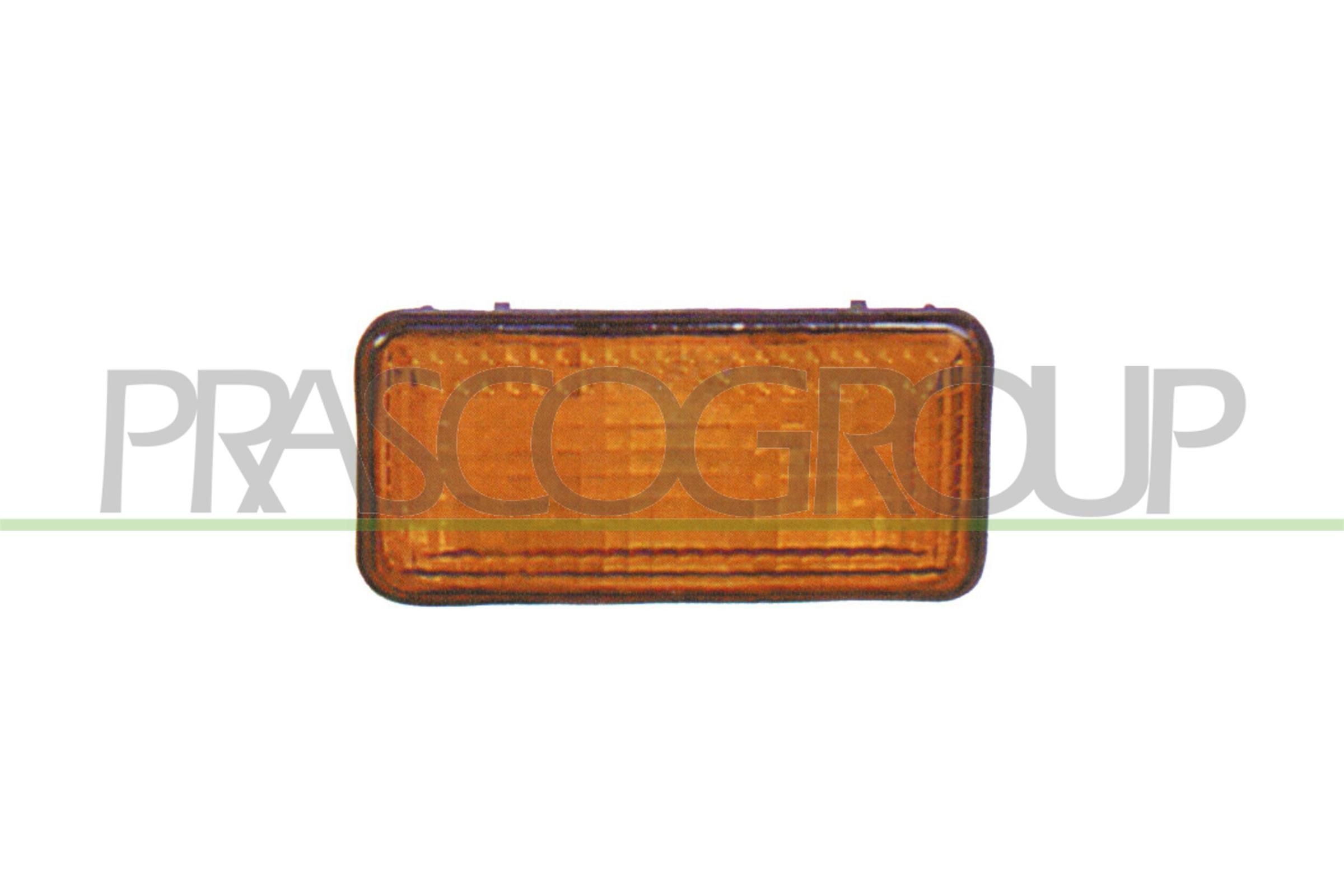 PRASCO VG0324140: Clignotant côté conducteur ou passager, installation latérale, jaune, sans porte-lampe