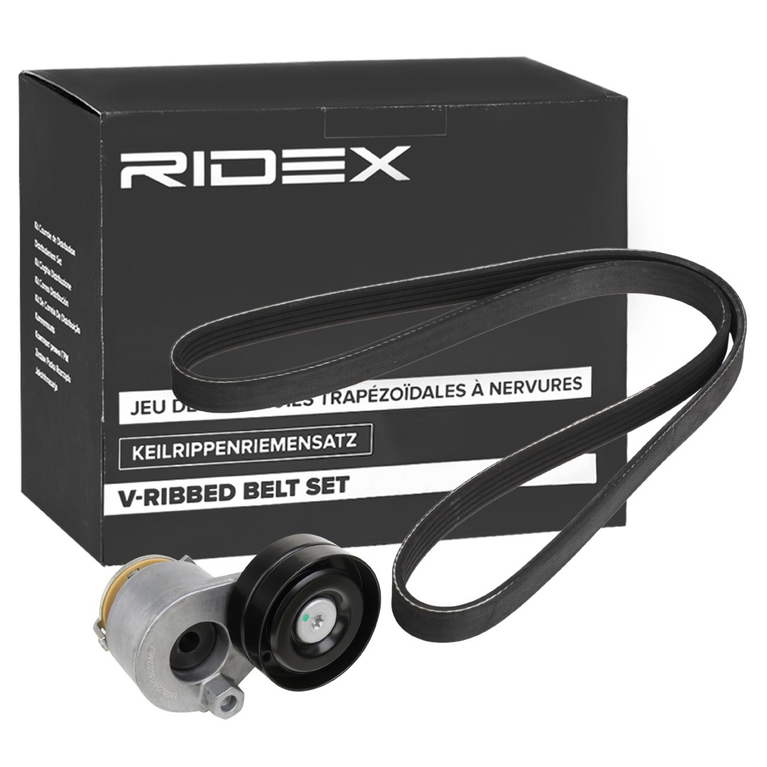 RIDEX 542R0179: Set curea transmisie cu caneluri