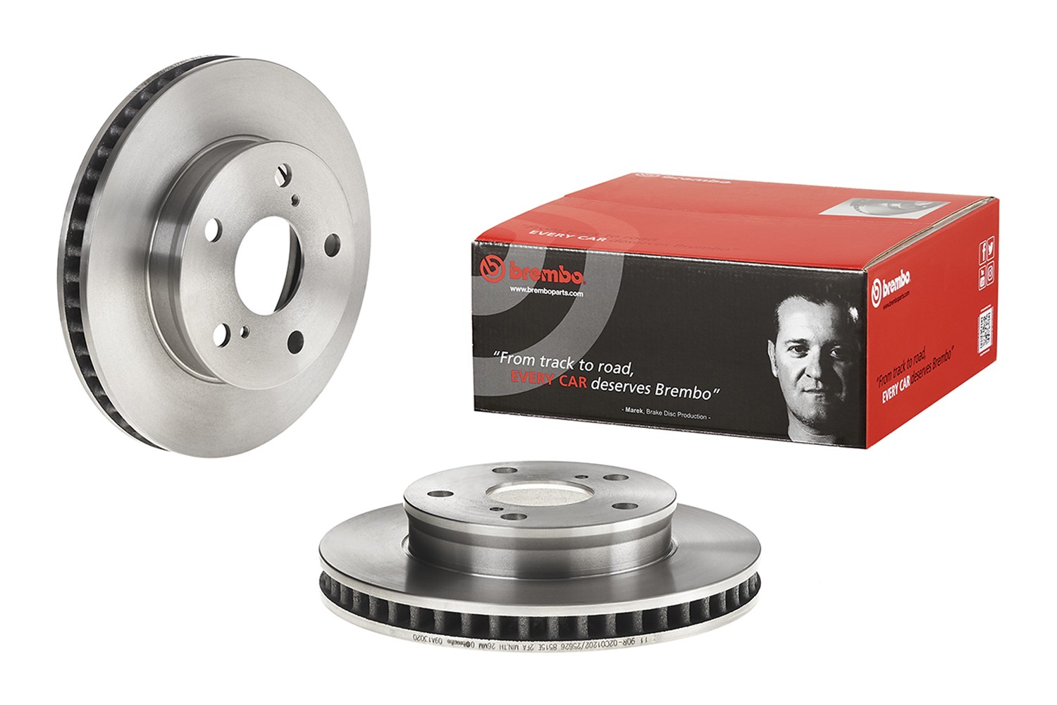 BREMBO 09.A130.20: Piduriketas PRIME LINE Ø: 255mm, sisemine õhutus, Ø: 255mm Prime