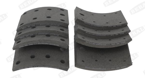 BERAL KBL19494.9-1660: Zestaw szczęk hamulcowych, hamulce bębnowe