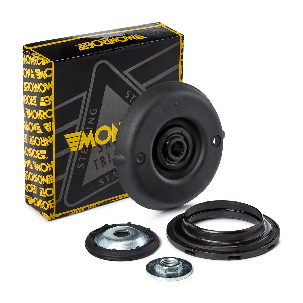 MONROE MK506: Copela de amortiguador MOUNTING KIT con apoyo, con piezas de montaje