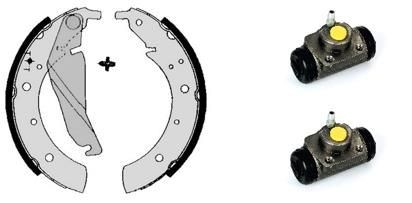 BREMBO H 06 006: Juego de zapatas de frenos STANDARD KIT