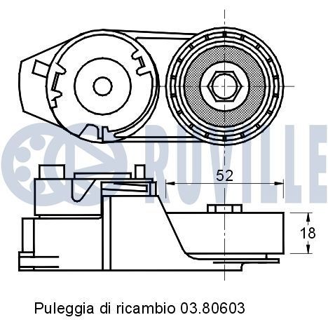 RUVILLE 3466004: Chaîne de pompe à huile