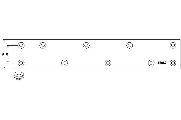 TEXTAR 1504402: Zestaw szczęk hamulcowych, hamulce bębnowe