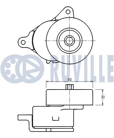 RUVILLE 6874: Zestaw łożysk koła